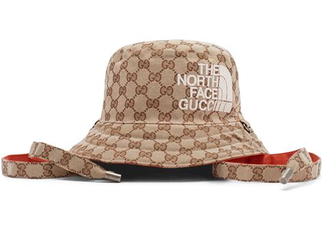 gucci hat north face|The North Face x Gucci reversible bucket hat .